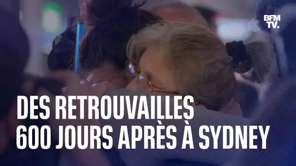 Covid-19: à Sydney, d'émouvantes retrouvailles 600 jours après