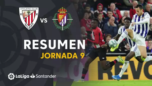 Resumen de Athletic Club vs Real Valladolid (1-1)