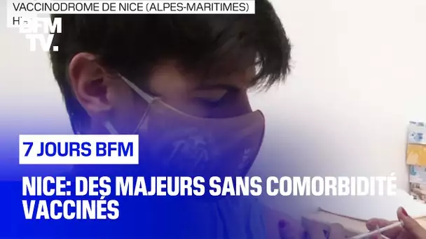 Nice: des majeurs sans comorbidité vaccinés