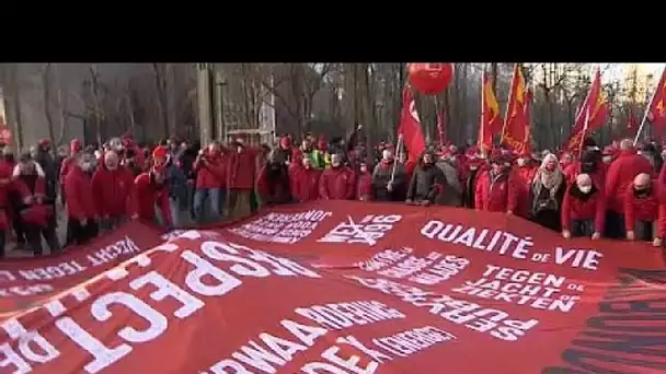 Manifestation nationale à Bruxelles pour défendre le pouvoir d’achat