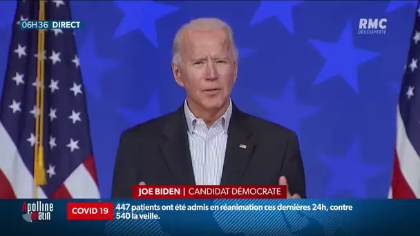 Élection présidentielle américaine: Joe Biden a répété qu’il était bien parti pour gagner l’élection