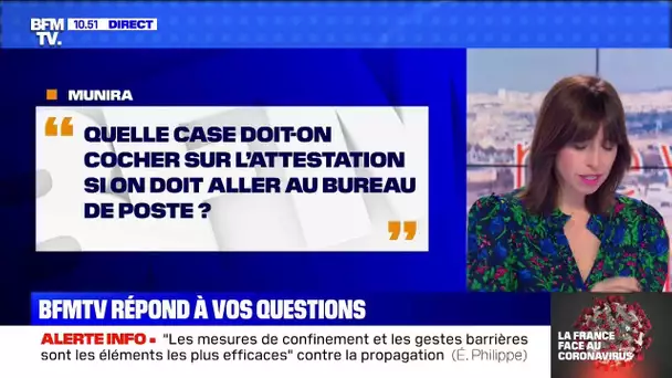 Quelle case doit-on cocher sur l'attestation pour aller à la poste ? BFMTV répond à vos questions