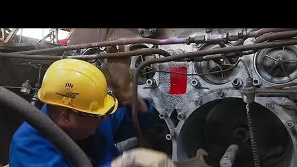 La restauration de la loco de Saint-Pierre des Corps se poursuit