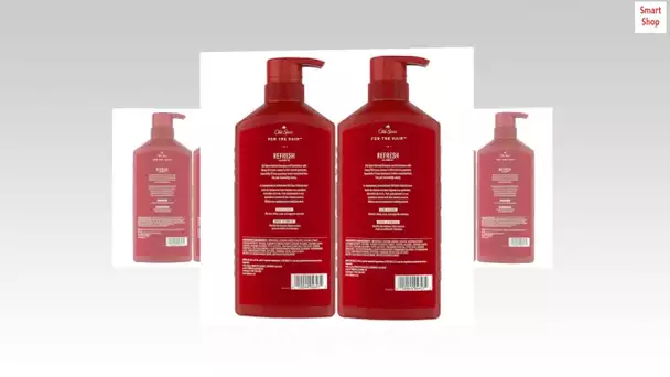 Old Spice Refresh 2in1 Shampoo and Conditioner for Men, With Hemp Oil, 44 Fl Oz