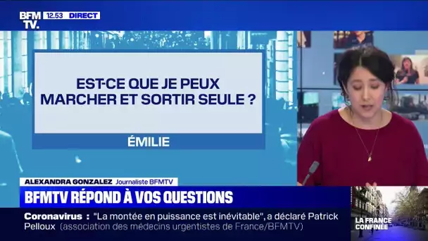 Est-ce que je peux marcher et sortir seul ? BFMTV répond à vos questions