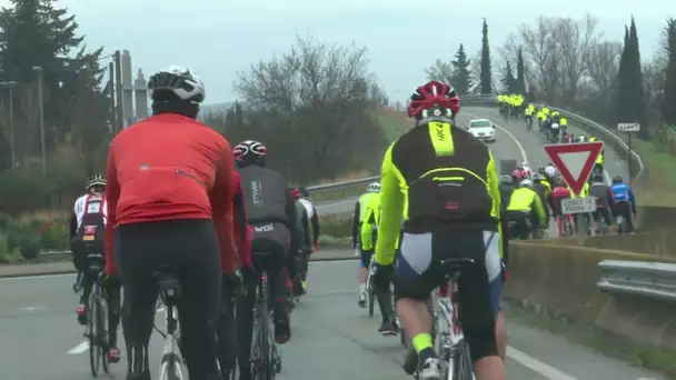 Hommage aux cyclistes victimes de l'accident de Vauvert vingt ans après