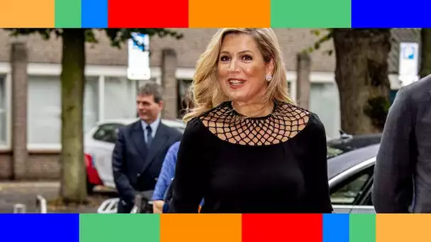 Reine Maxima des Pays Bas  Magnifique dans cette petite robe noire