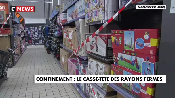 Confinement : le casse-tête des rayons fermés