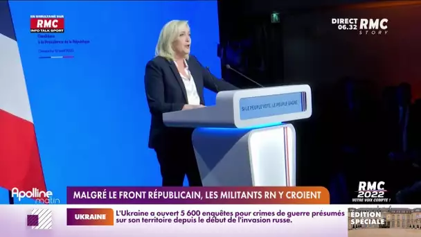 Présidentielle : malgré le front républicain, les militants RN y croient