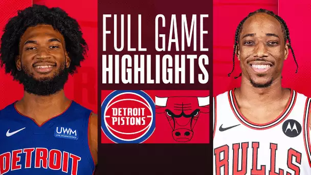 PISTONS at BULLS | FULL GAME HIGHLIGHTS | November 12, 2023