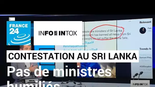 Sri Lanka : des manifestations violentes oui, mais pas de ministres humiliés ! • FRANCE 24