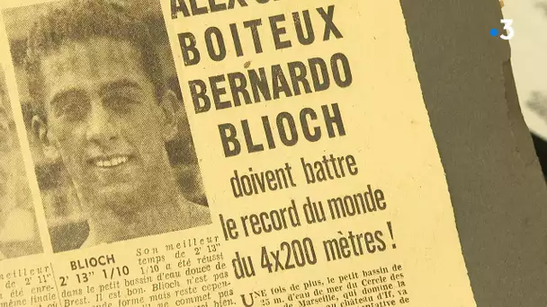 Willy Blioch, l'inventeur du virage "culbute" en natation vit à Antibes et a 88 ans