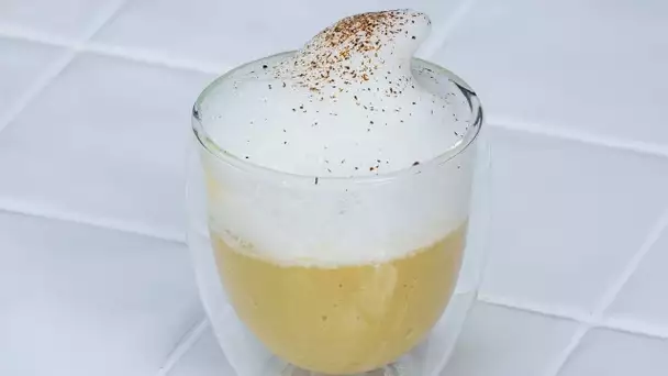 RECETTE  #3 - Cappuccino d’haricot Tarbais, mousse de lard fumé - Fabrice Mignot