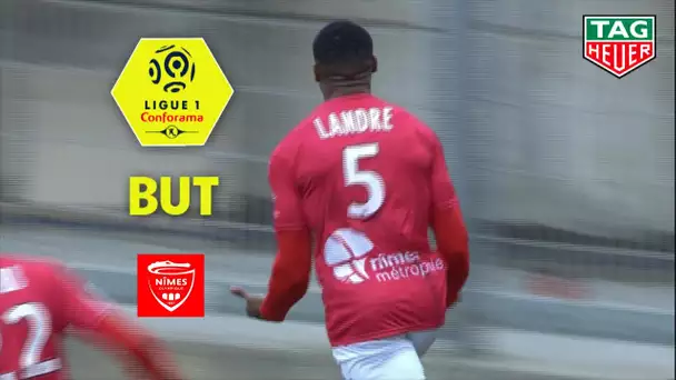 But Loïck LANDRE (2') / Nîmes Olympique - Montpellier Hérault SC (1-1)  (NIMES-MHSC)/ 2018-19