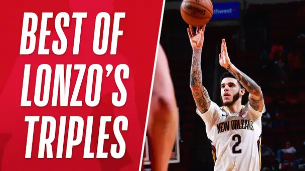 Best of Lonzo Ball's Triples This Season! 🔥