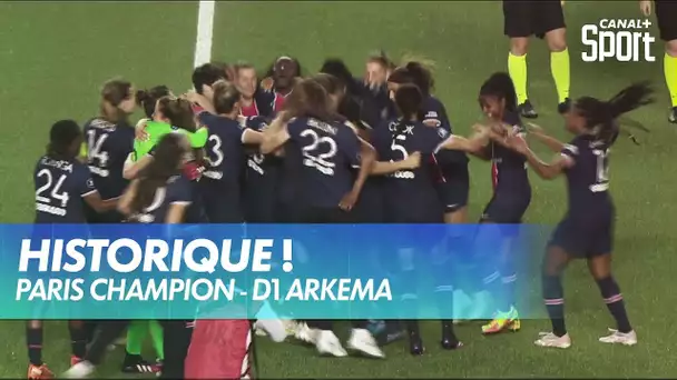 Le PSG remporte le premier titre de son histoire ! - D1 Arkema