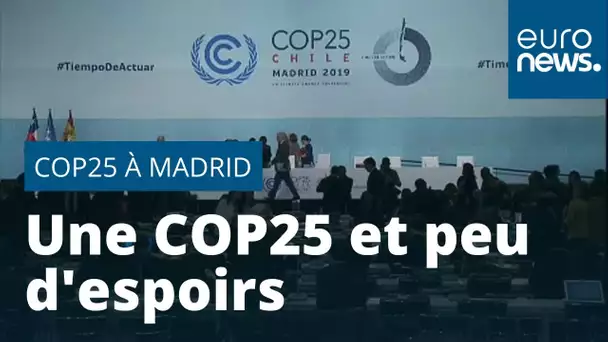 Lancement sous les critiques de la COP25 à Madrid