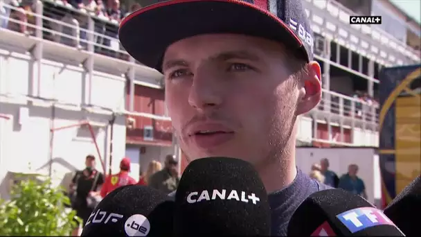 La réaction de Max Verstappen