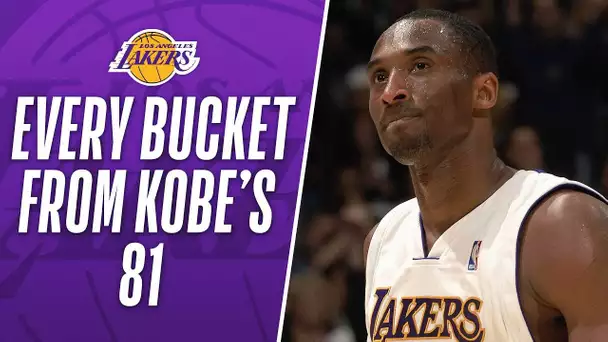 Watch All of Kobe's 81 Points in 3 Minutes