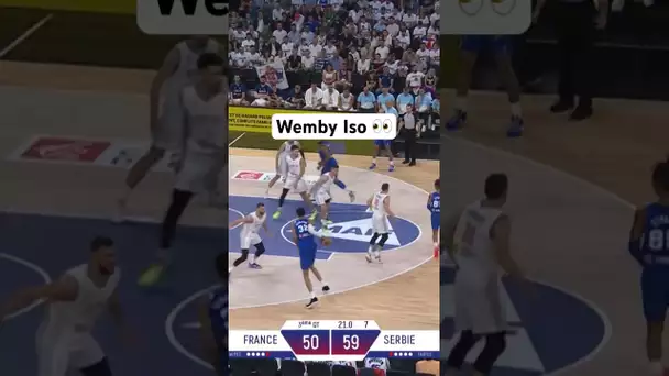 Victor Wembanyama’s TOUGH move for France vs Serbia! 😲🔥|#Shorts