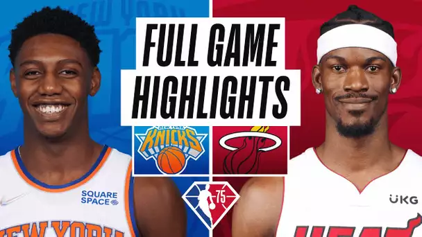 KNICKS at HEAT | FULL GAME HIGHLIGHTS | January 26, 2022