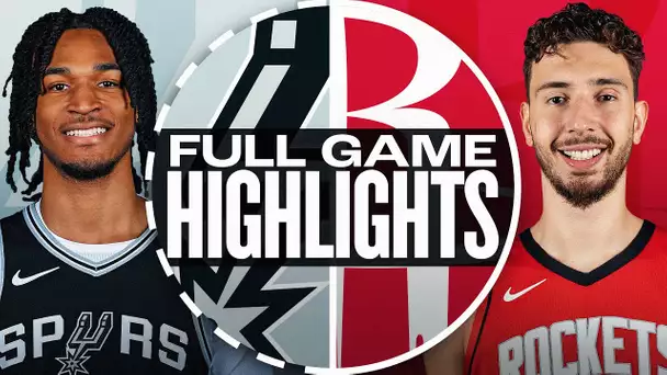 SPURS at ROCKETS | NBA PRESEASON FULL GAME HIGHLIGHTS | October 17, 2024