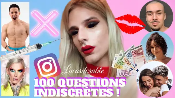 LUCASDORABLE :  Amour, Chirurgie, Salaire, Youtubeurs, Il répond à 100 QUESTIONS INDISCRÈTES !