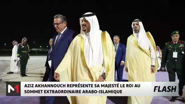 Sommet extraordinaire de l’OCI : Arrivée d´Aziz Akhannouch à Riyad