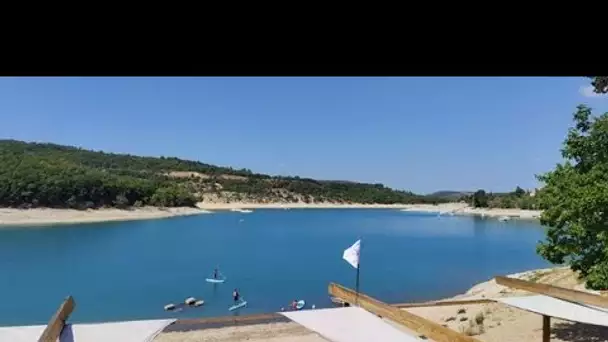 Sécheresse : pourquoi la baisse du niveau de l'eau dans les lacs du Verdon est contrastée