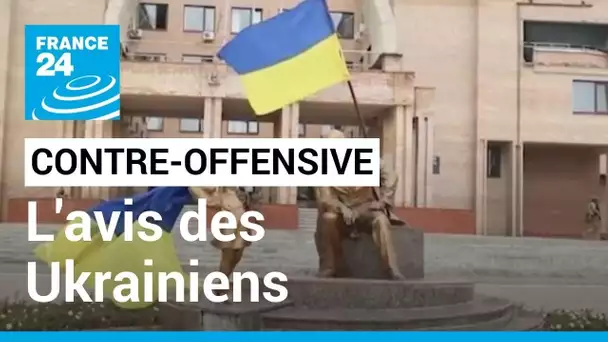 Des habitants de Kiev réagissent à la contre-offensive de l'armée ukrainienne • FRANCE 24