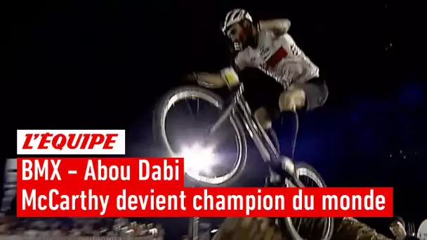 Jack McCarthy est champion du monde - BMX - Trial