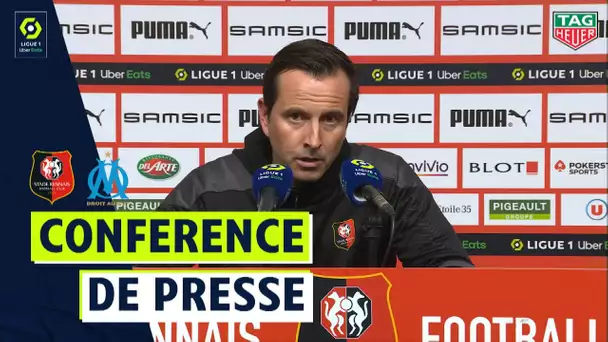 Conférence de presse STADE RENNAIS FC - OLYMPIQUE DE MARSEILLE (2-1)  / 2020/2021