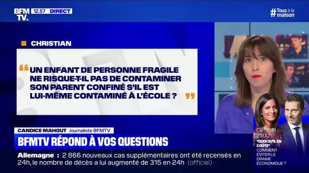 Un enfant d'une personne fragile ne risque-t-il pas de la contaminer en retournant à l'école?