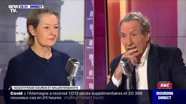 Odile Launay, infectiologue, face à Jean-Jacques Bourdin sur RMC et BFMTV