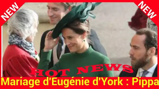 Mariage d'Eugénie d'York : Pippa Middleton, très enceinte, est venue malgré son passé compliqué