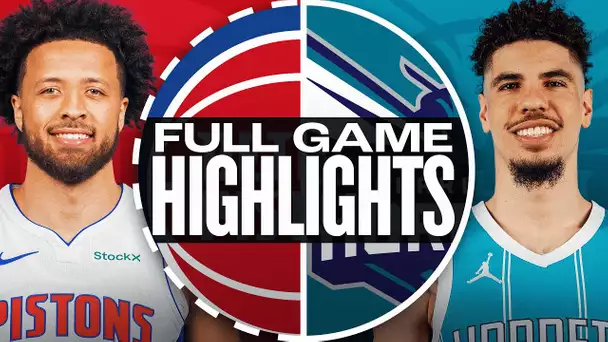 PISTONS at HORNETS | FULL GAME HIGHLIGHTS | November 6, 2024