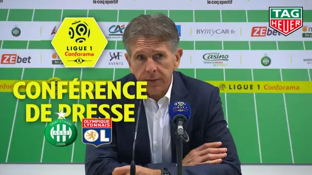 Conférence de presse AS Saint-Etienne - Olympique Lyonnais ( 1-0 )  / 2019-20