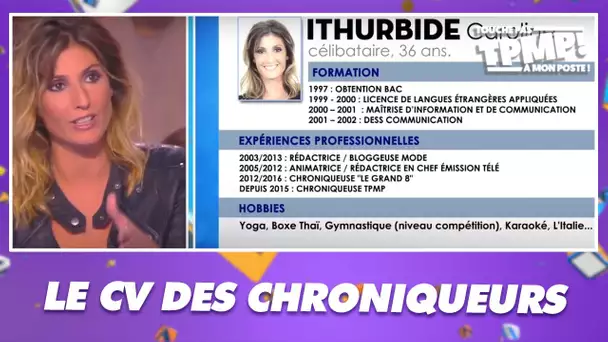 Le CV darka des chroniqueurs de TPMP