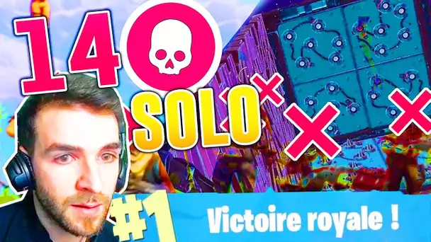 🥇Le TOP 1 Classico, on retente le piège 'Colonne'► 14 kills Solo!! Fortnite Battle Royale