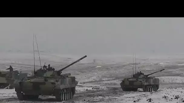 Ukraine/Russie : des soldats ukrainiens se préparent au pire