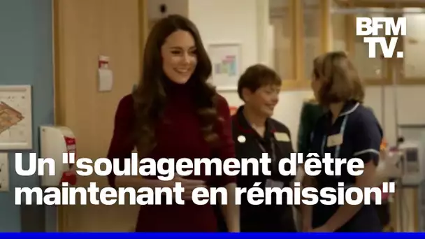 Kate Middleton annonce "être en rémission" de son cancer