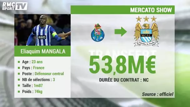 Mercato Show / La fiche transfert d&#039;Eliaquim Mangala à Man City