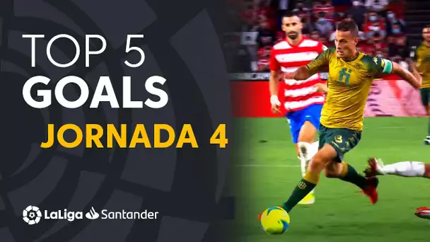 LaLiga TOP 5 Goles Jornada 4