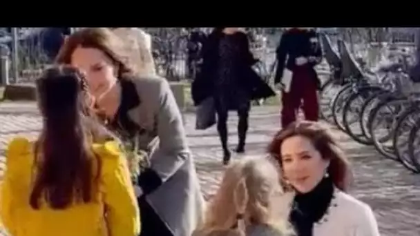 Kate et la princesse Mary font fondre les cœurs alors que les futures reines partagent un moment émo