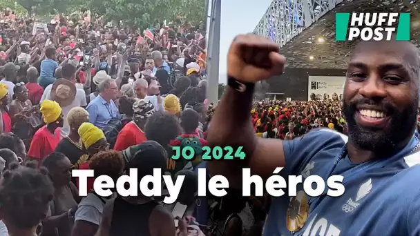 Teddy Riner fait une visite éclair en Guadeloupe, et ça en valait la peine