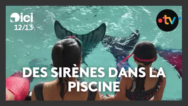 Insolite : des cours de sirène à la piscine de Wormhout