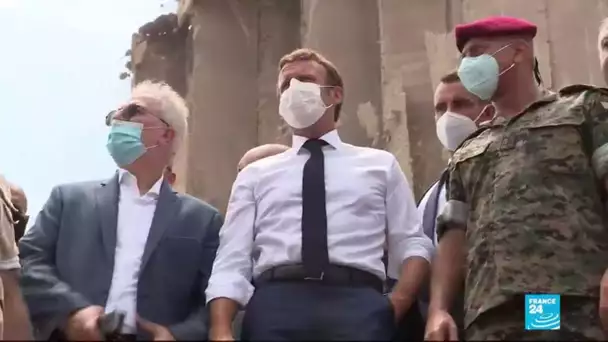 Emmanuel Macron à Beyrouth : le président français dit vouloir aider à organiser la reconstruction