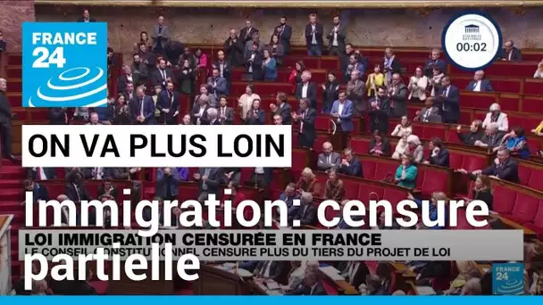 Immigration: censure partielle • FRANCE 24