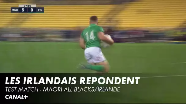 La réponse immédiate des Irlandais - Test Match - Maori All Blacks/Irlande