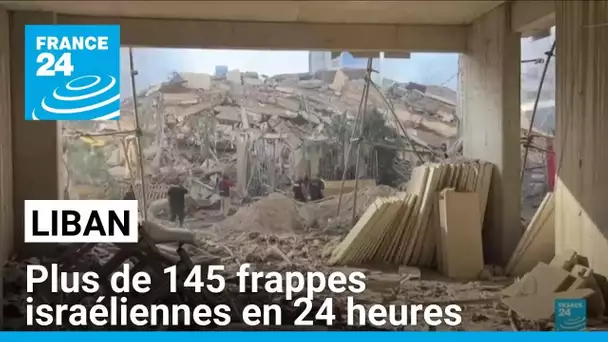 Bombardements israéliens au Liban : plus de 145 frappes en 24 heures • FRANCE 24